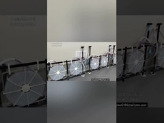 400V 3P 24KW لفائف على شكل سخان PTFE مع الإطار SUS316 أنبوب غطاء خارجي PTFE للسائل الكيميائي