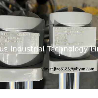 سخان غمر حلزوني رأسي من مادة PTFE بقدرة 5 كيلو واط لخط الطلاء الكهربائي بجهد 220 فولت