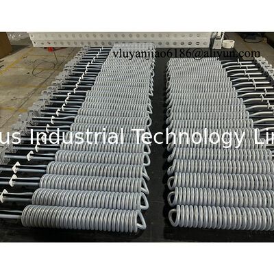 220 فولت 4 كيلوواط PTFE عمودي تسخين الغمر الكهربائية على جانب تسخين لخزان الغطاء الكهربائي