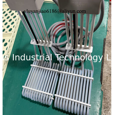 3 المرحلة 415 فولت 4.5 كيلو واط على شكل حرف L PTFE سخان الغمر للتسخين الحمضي والتدفئة الكيميائية المسببة للتآكل